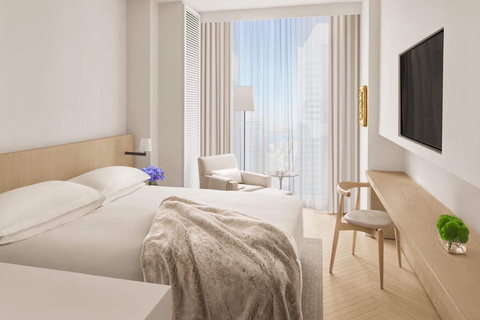 The Times Square Edition New York City Exterior photo A bedroom at the hotel